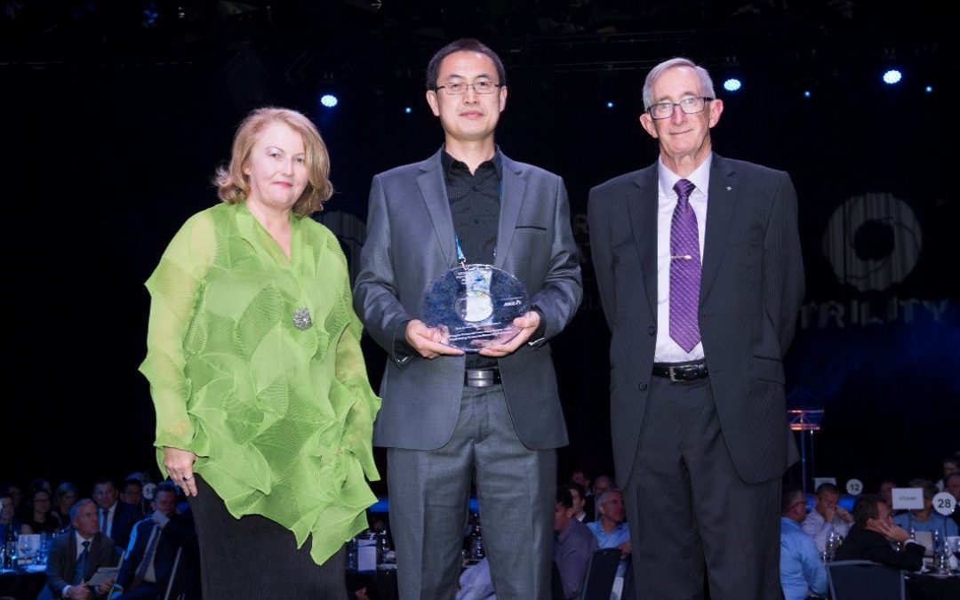 Dr. Shihu Hu won the Australian Water Association’s National Research Innovation Award